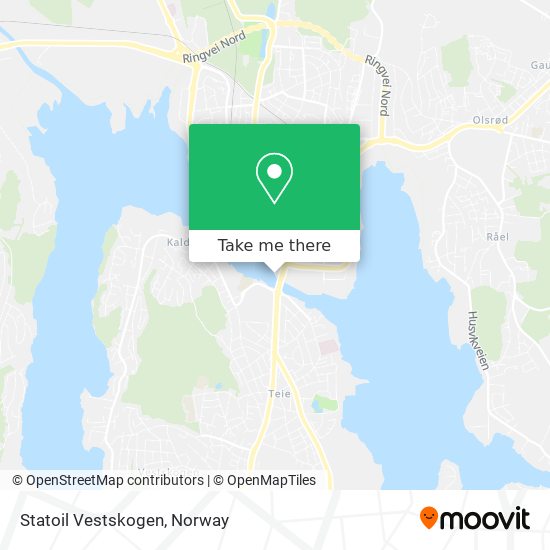 Statoil Vestskogen map