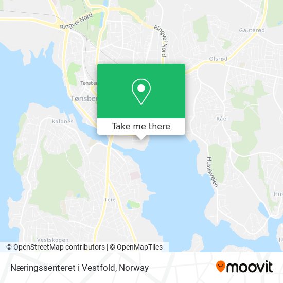 Næringssenteret i Vestfold map