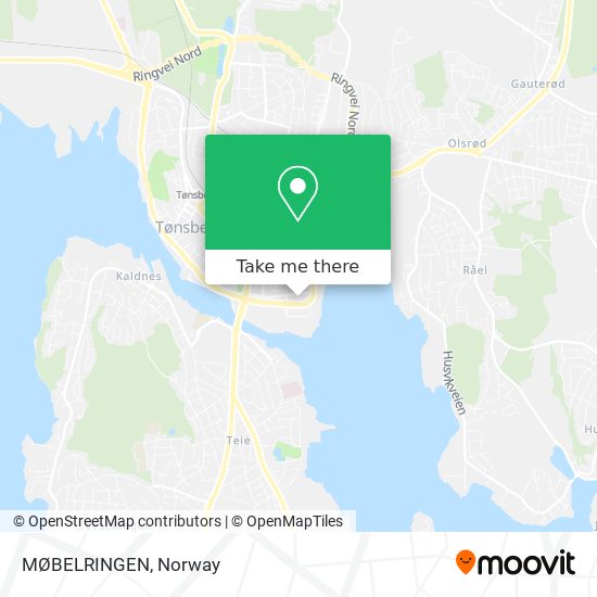 MØBELRINGEN map