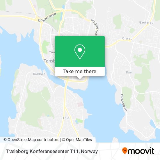 Træleborg Konferansesenter T11 map