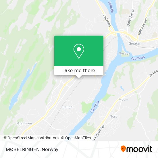 MØBELRINGEN map