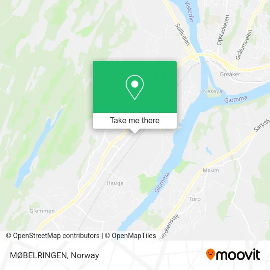 MØBELRINGEN map