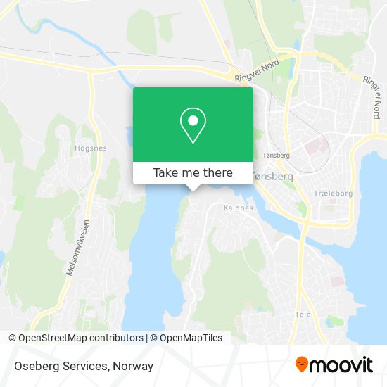 Oseberg Services map