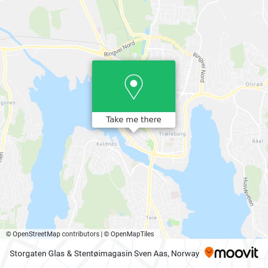 Storgaten Glas & Stentøimagasin Sven Aas map
