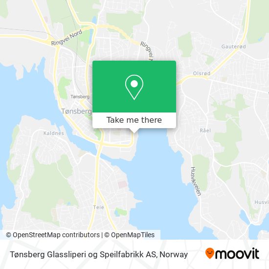 Tønsberg Glassliperi og Speilfabrikk AS map