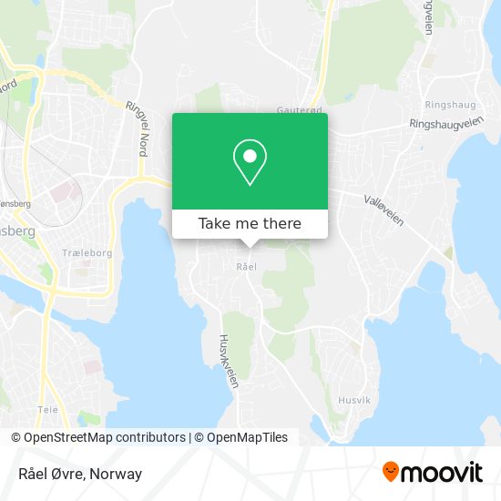 Råel Øvre map