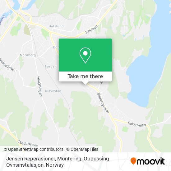 Jensen Reperasjoner, Montering, Oppussing Ovnsinstalasjon map