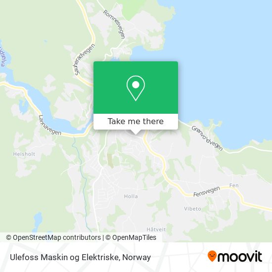 Ulefoss Maskin og Elektriske map