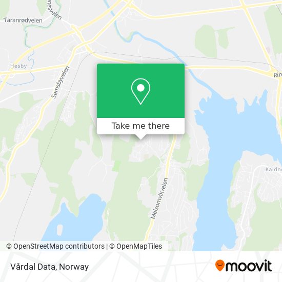 Vårdal Data map