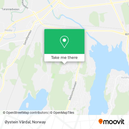 Øystein Vårdal map