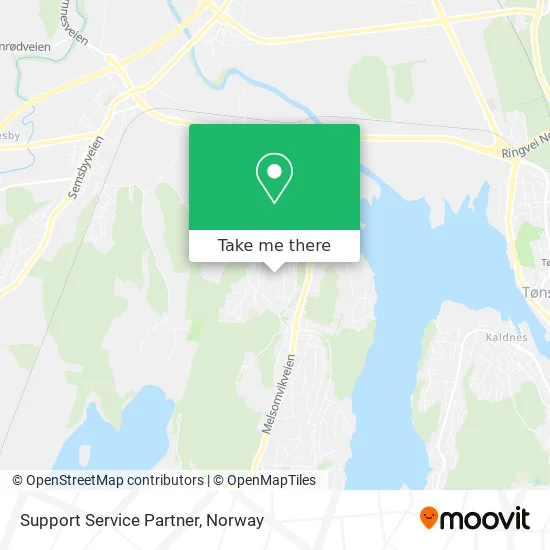 Support Service Partner map
