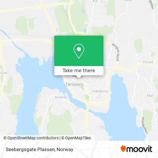 Seebergsgate Plassen map