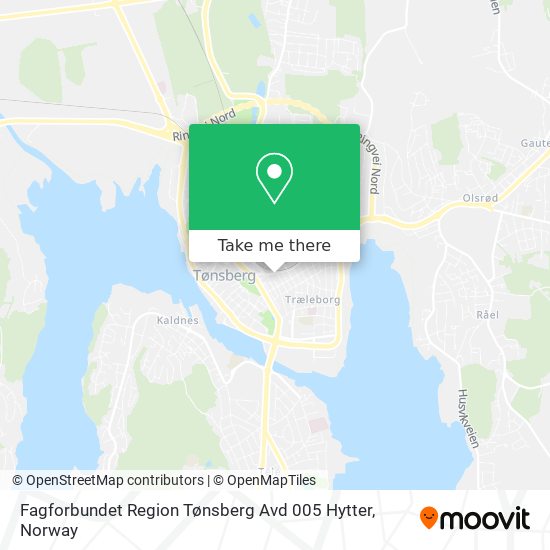 Fagforbundet Region Tønsberg Avd 005 Hytter map