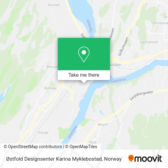 Østfold Designsenter Karina Myklebostad map