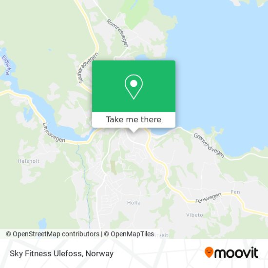 Sky Fitness Ulefoss map