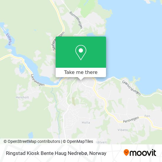 Ringstad Kiosk Bente Haug Nedrebø map