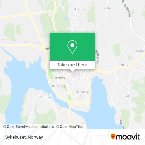 Sykehuset map