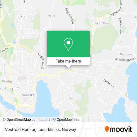 Vestfold Hud- og Laserklinikk map