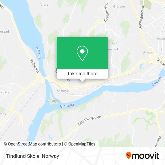 Tindlund Skole map