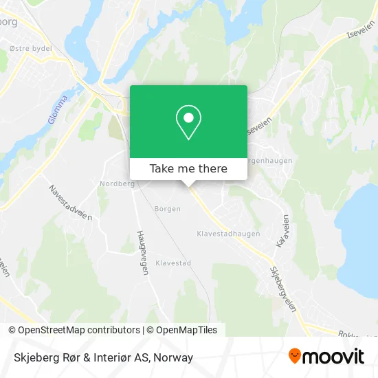 Skjeberg Rør & Interiør AS map