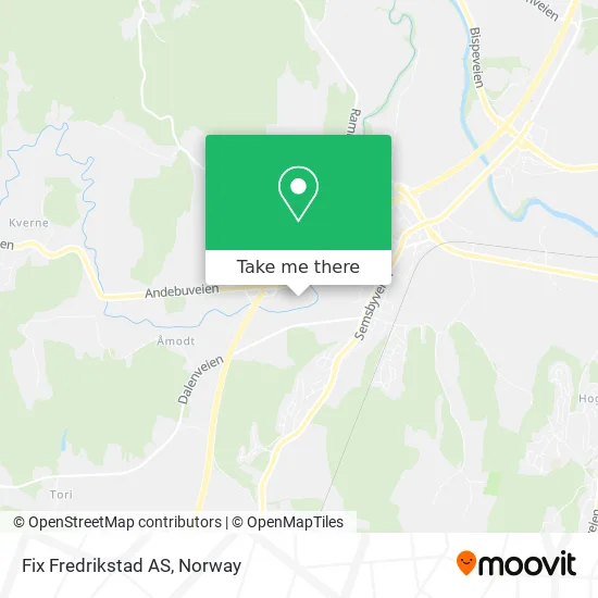 Fix Fredrikstad AS map