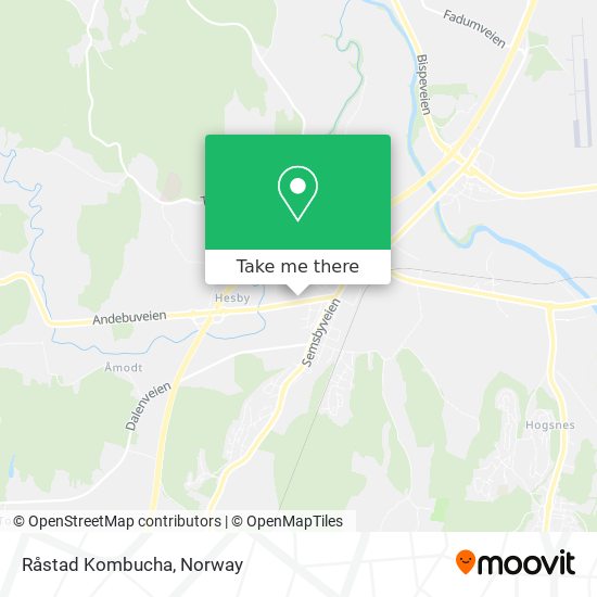 Råstad Kombucha map