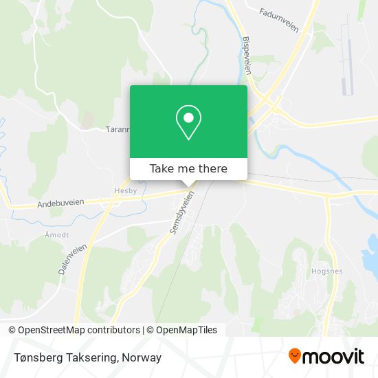 Tønsberg Taksering map