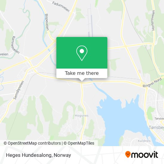 Heges Hundesalong map