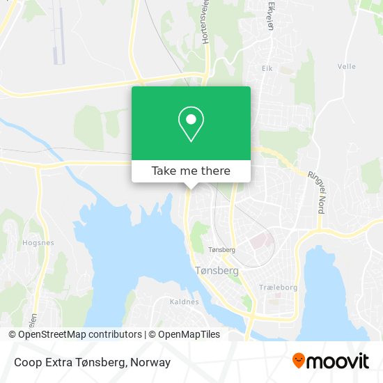 Coop Extra Tønsberg map