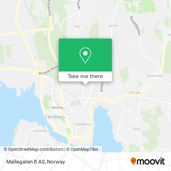 Møllegaten 8 AS map
