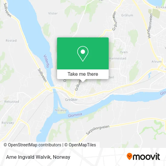 Arne Ingvald Walvik map