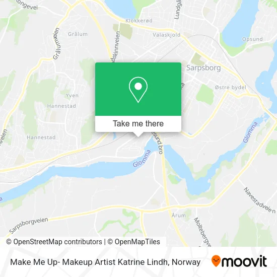 Make Me Up- Makeup Artist Katrine Lindh map