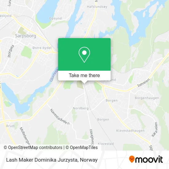 Lash Maker Dominika Jurzysta map