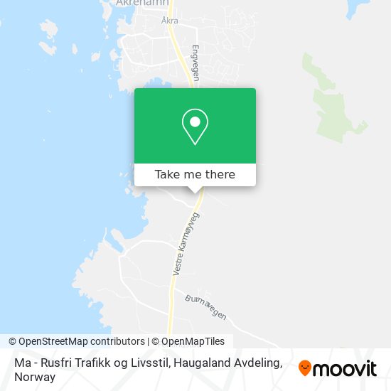 Ma - Rusfri Trafikk og Livsstil, Haugaland Avdeling map