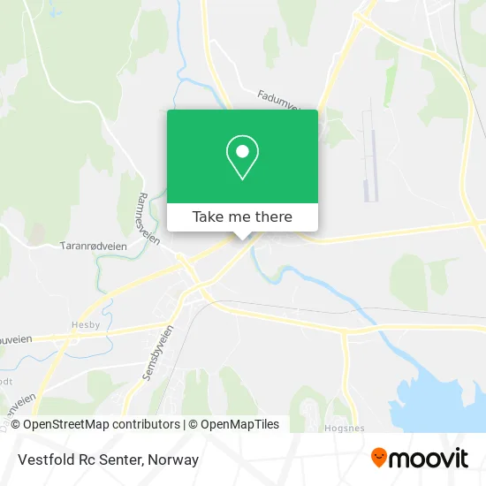 Vestfold Rc Senter map