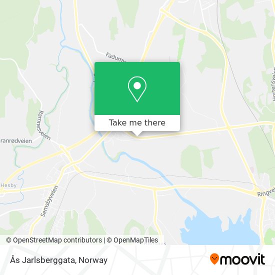 Ås Jarlsberggata map