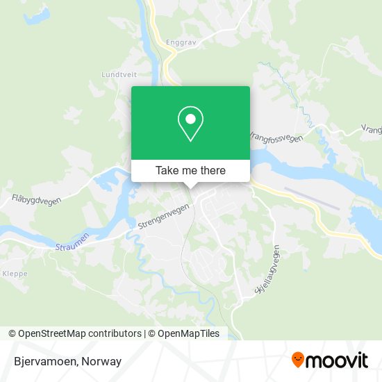 Bjervamoen map