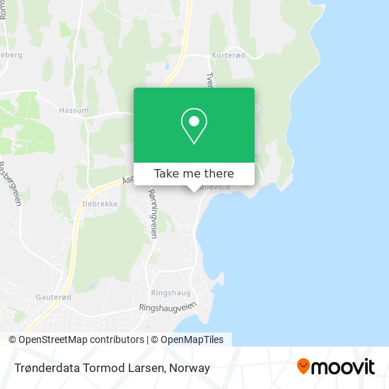 Trønderdata Tormod Larsen map