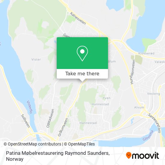 Patina Møbelrestaurering Raymond Saunders map