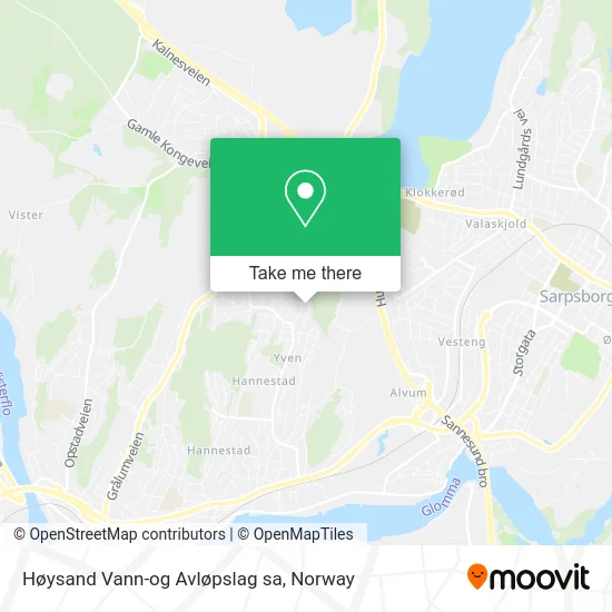 Høysand Vann-og Avløpslag sa map