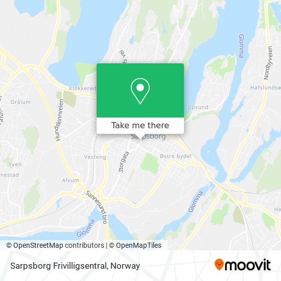 Sarpsborg Frivilligsentral map