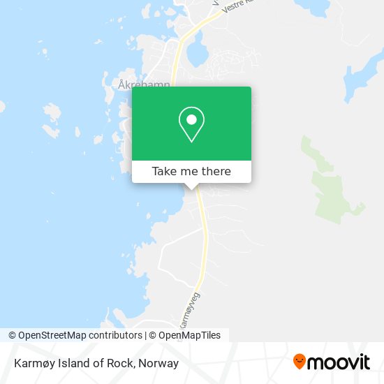 Karmøy Island of Rock map