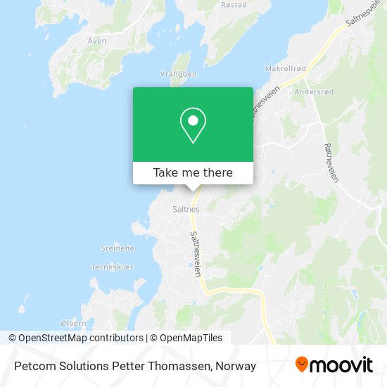 Petcom Solutions Petter Thomassen map