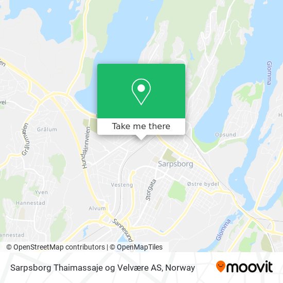 Sarpsborg Thaimassaje og Velvære AS map
