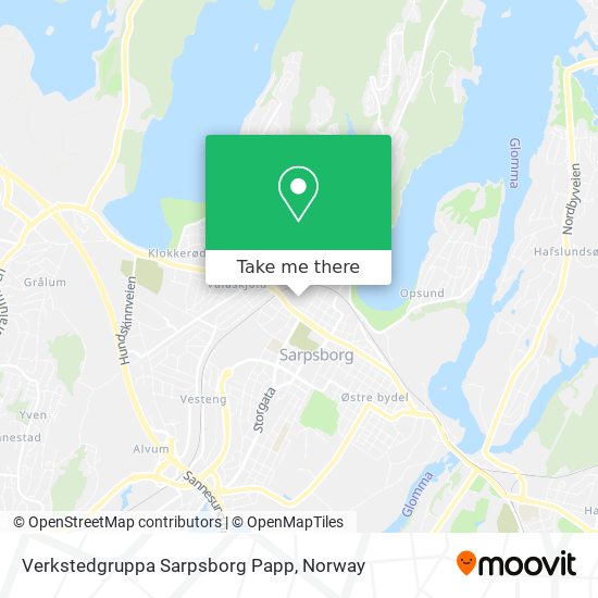Verkstedgruppa Sarpsborg Papp map