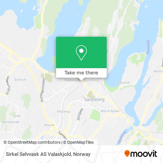 Sirkel Selvvask AS Valaskjold map