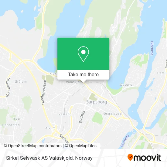 Sirkel Selvvask AS Valaskjold map