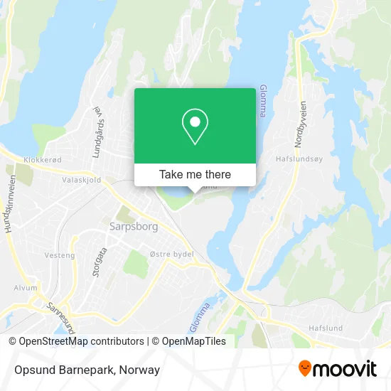 Opsund Barnepark map