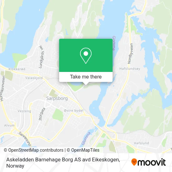 Askeladden Barnehage Borg AS avd Eikeskogen map