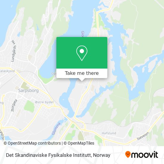 Det Skandinaviske Fysikalske Institutt map